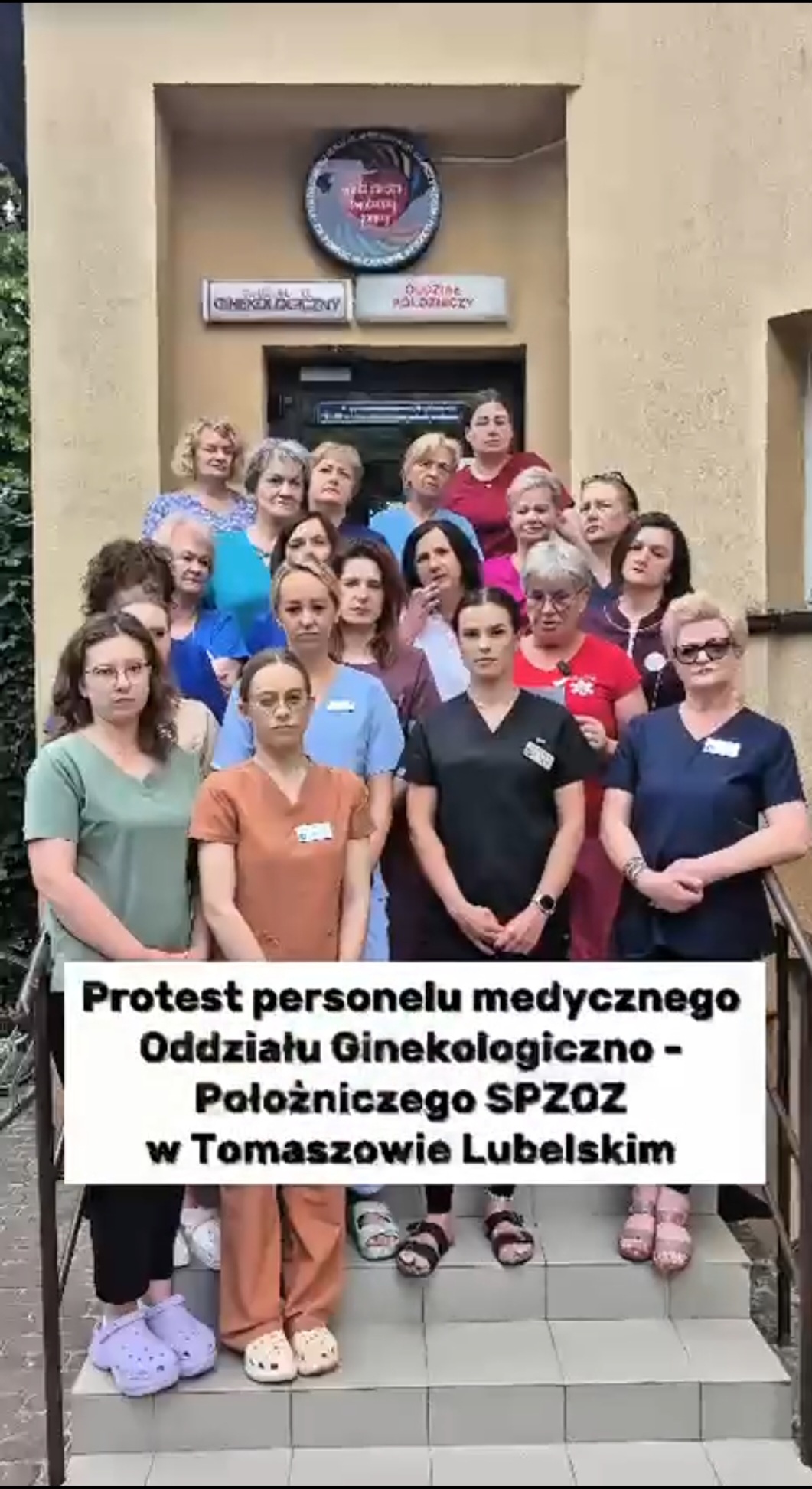 Protest personelu medycznego Oddziału Ginekologiczno-Położniczego wobec wypowiedzi Andrzeja Kaczora…