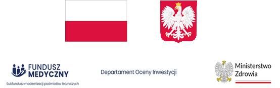 Logo Fundusz Medyczny, Departament Oceny Inwestycji, MZ